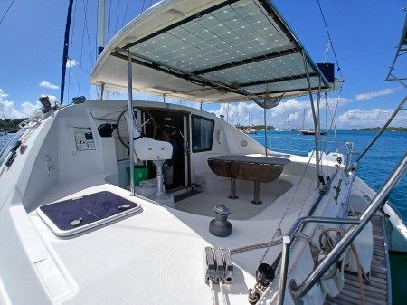 A closer look at the mounting system for the Osina solar panels